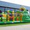 Huge adult and childrens obstacle course for fun, outdoor party inflatable obstacle course for sale