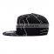 2015 New Design 3D embroidery black custom snapback