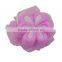 (JML0698)2015 new custom shape bath flower scrubber wholesale bath sponge balls