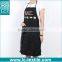 custom printing unilever food promotional adult black long bib apron