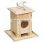 China Factory FSC&BSCI OEM Decorative Wooden Pet Bird Cage Nest House Hotel