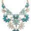 Leaf Flower Vintage Choker Collar Pendant Statement Necklace Women Necklaces & Pendants Fashion Necklaces for Women 2014