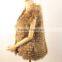 real knitted raccoon fur vest natural color fashion design