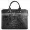 2016 Fashion Luxury Custom Genuine Crocodile Leather Briefcase Men