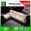 C2205 Hot Selling Pearl Shining Color Modern L Shape Leather Sofa