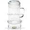 Chikao Round Glass Tea Cup With Filter And Handle