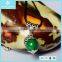 Fashion Antique Natural Crystal Agate Bead with Leaf Pendant Jewellery