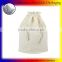 wholesale factory supplier recyclable cotton canvas drawstring bags