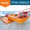 TITAN hydraulic detachable neck extendable lowboy trailer