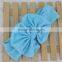 Cotton Baby Head Wrap Bow Top Knot Big Bow Headwrap Baby Headband Floppy Bow Headband Big Bow Headband Top Knot Headwear