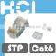 RJ45 8P8C Cat 6 Shielded STP Gold Plated Modular Plug