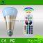 New E26 E27 B22 energy saving high lumen 12w colorful RGBW LED Bulb with remote control