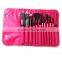 High Quality Synthetic 12pcs Makeup Brush Set Cosmetic Kits Wholesale