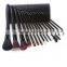 15pcs portable animal hair personalized maquiagem makeup brush set