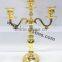 Modern Gold Candelabra For Weddings Centerpiece And Metal Gold Candelabra Standing On The Floor