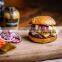 FDA material 510g small silicone square burger press