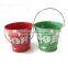 2 gallon kitchen compost pail,tin pail with lid & handle