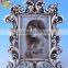 Silver color finished love photo frame