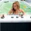 wonderful design acrylic outdoor swimming pool/swim spa with massage area SRP-650