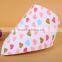 Trangle Cotton silicone baby bib Wholesale
