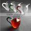 220ml borosilicate glass tea cup with handle borosilicate glass coffee cup