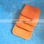 Red custom square wooden tea cup coaster wholesale