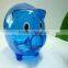 1552804 plastic piggy bank in house shape ,saving box,money box