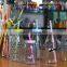 creative sandybeach glass juice bottle with straw