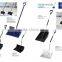 14" Plastic Snow Shovel with Long Metal Handle