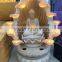 LED Lighting Resin Religion Buddha Water Fountain Decorations