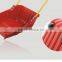 heavy duty snow pusher, Plastic Snow Pusher with wheels, two handle pusher,