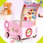 wholesale fashion wooden new model baby walker wooden new model baby walker W16E036