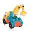 2015 hot icti audited plastic truck crane toy for kids gift,funny self-assembly educational crane toy from ICTI factory