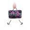 Pink camo hanging nappy bag for stroller