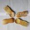 Wholesale reusable Bamboo spork/ flatware wooden customized