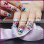 2017 new fashion 2D type foil wrap nail art sticker