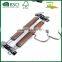 Pant wooden hanger for clothes anti-slip with clips high quality