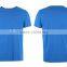 100% cotton plain round neck slim fit tee shirt man t-shirt