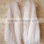 winter and autumn hot sale fashion short soft faux fur waistcoat jacket