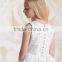 cute white beaded baby gown halter girls birthday dresses