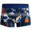 Jacquard Logo Outside Elastic Mens Boxer Shorts