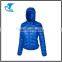 Ladies Fitted Zip up Down Jacket with Hood