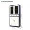 4 glass door with 2 drawer filing cabinet made in china