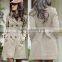 MOQ 1 pc hot sale casual design spring new Korea style slim with belt comfortable sport windbreaker women coat