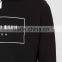 100% Cotton long sleeve high neck sweatshirt custom print fashion sweatshirt men 2016