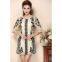 Lady Dress 2016 Summer Latest Design Super Golden Embroidered Women Dress