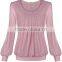 new trendy promtional white lady wear blouse