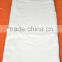 Hand woven organic flax linen white fabric