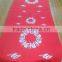 Silver Mettalic printed wedding table runner