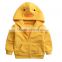 winter fleece hooded baby romper with zipper